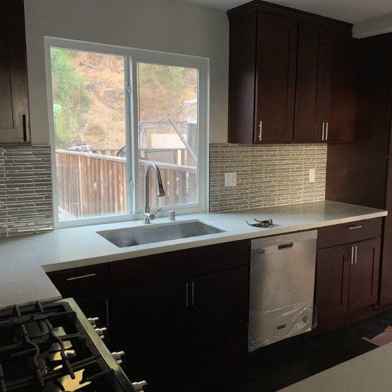 Cocina sin obra pintado