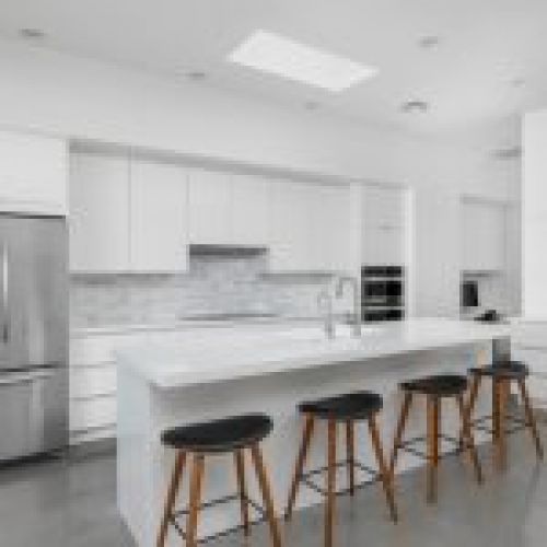 Cocina sin obra pintado