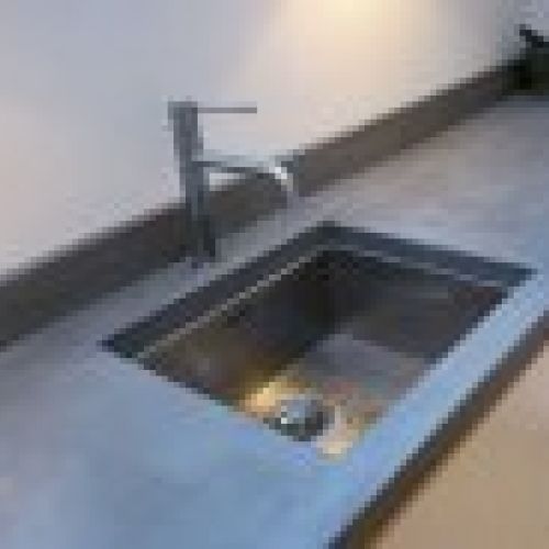 Encimera de cocina microcemento
