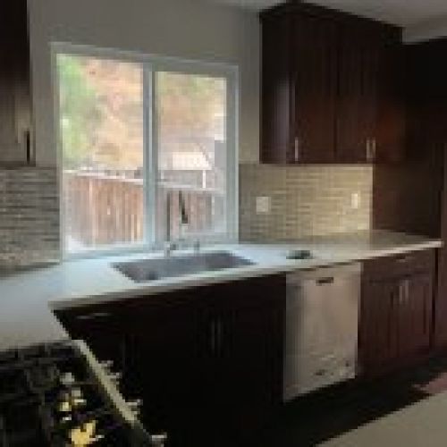 Cocina sin obra pintado